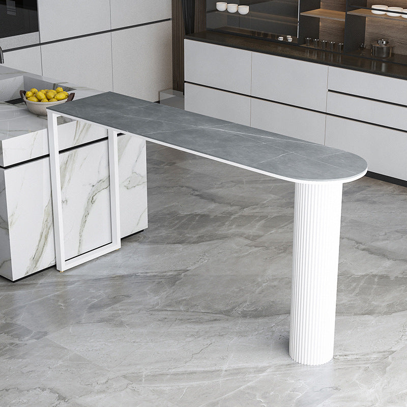 Sintered Stone Bar Table Modern Dining Table for Kitchen Living Room