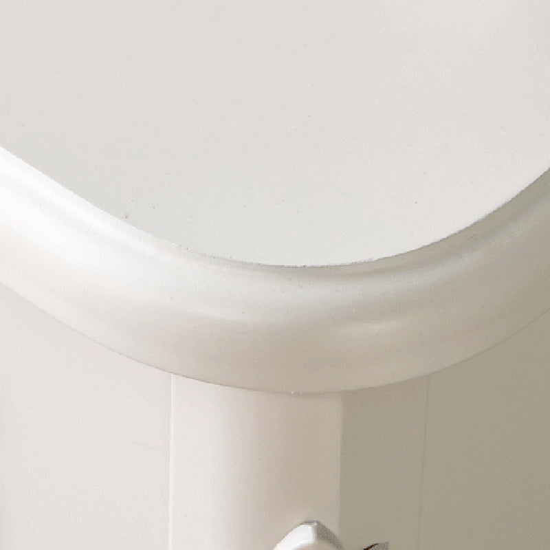 15.74" Wide Accent Chest Modern White Rectangle Chest with Drawers