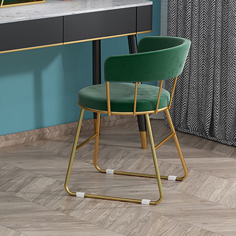 Contemporary Wooden Makeup Vanity Set Slate Top 2-Drawer Dressing Table