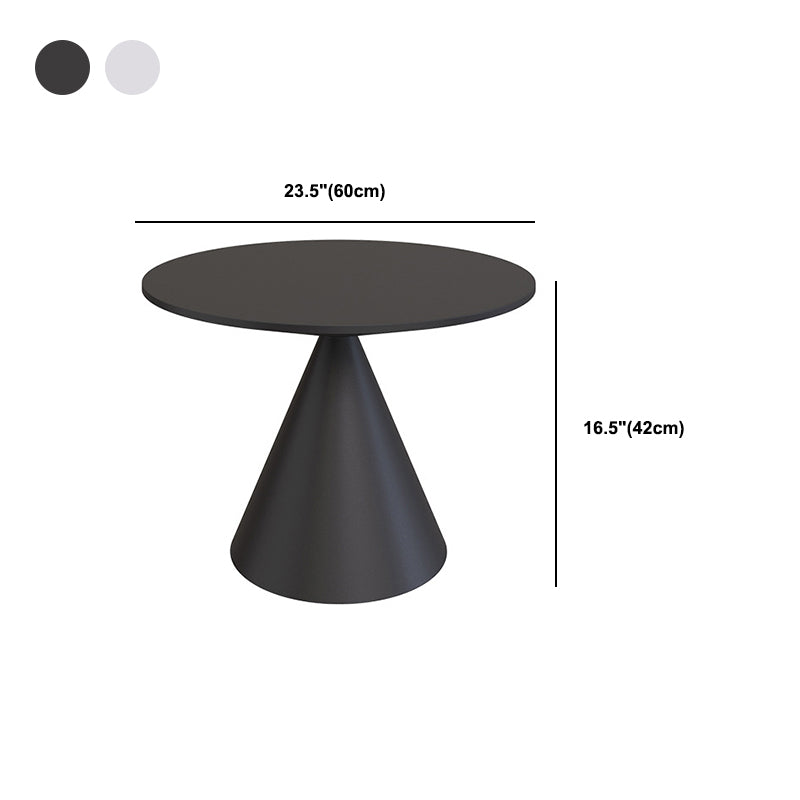 Mid-Century Modern Cocktail Table Pedestal Metal Coffee Table