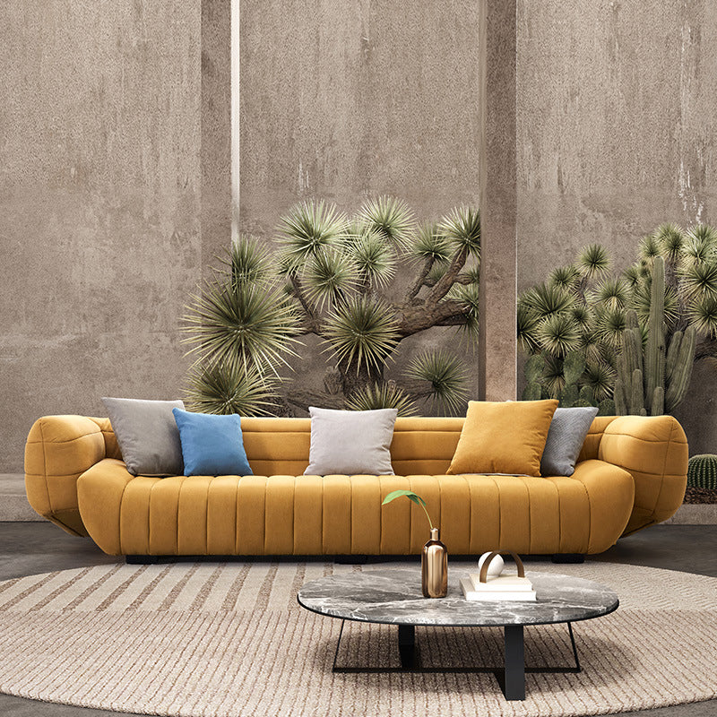 Tuxedo Arm Sofa Modern Style 3/4/5-seater Sofa with 5 Pillows