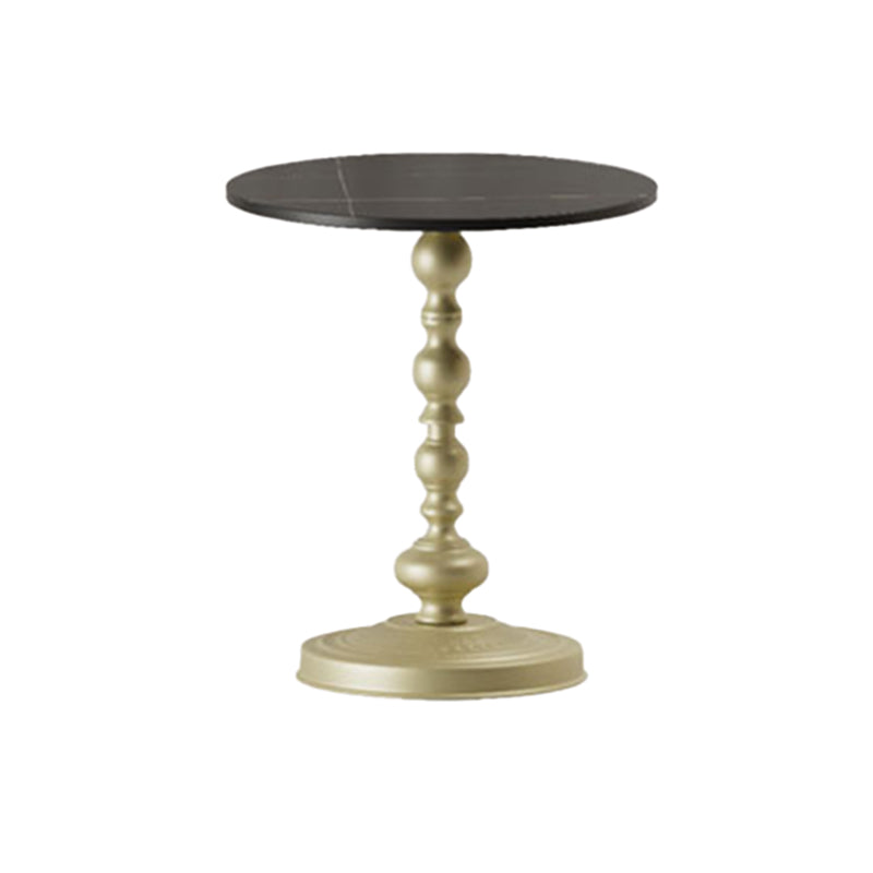 Modern Round Side End Table Pedestal Corner Table for Living Room