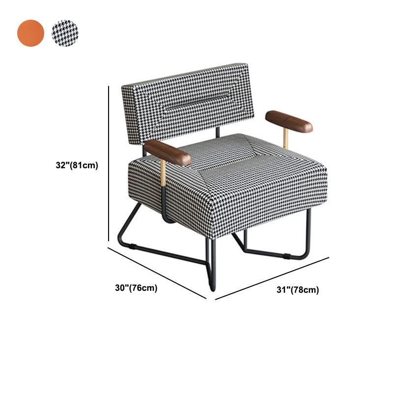 29.92" Wide Arm Chair Cotton Blend Arms Included Chair for Bedroom