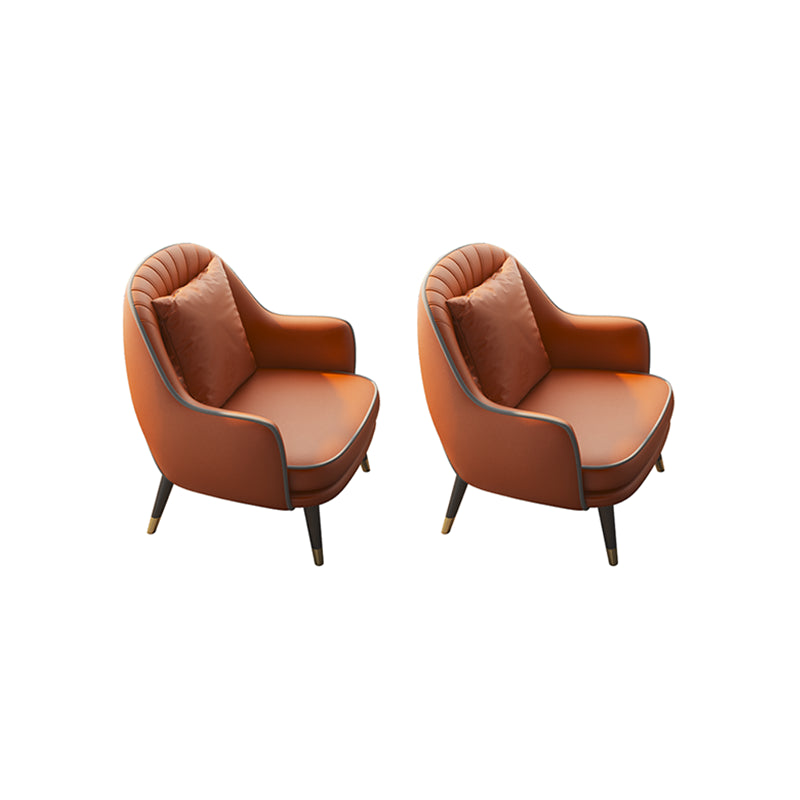 Velvet Accent Armchair 21.65" Wide Arms Included Chair for Living Room