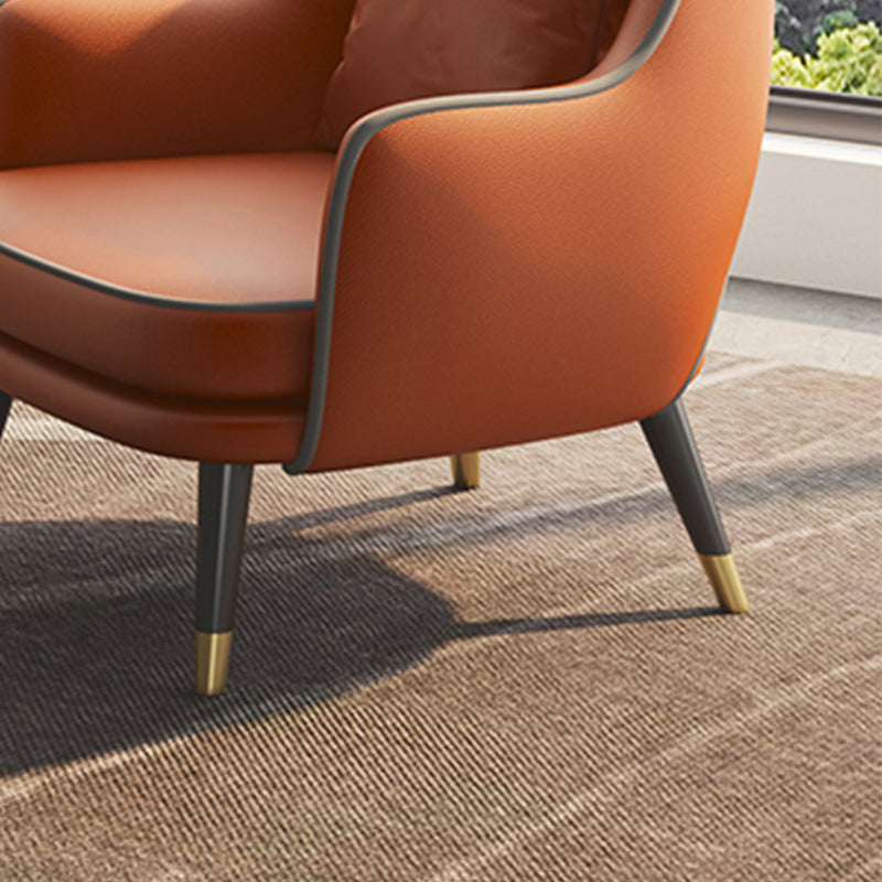Velvet Accent Armchair 21.65" Wide Arms Included Chair for Living Room