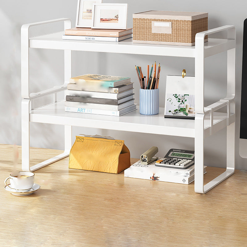 Modern Open Shelf Bookcase Metal Etagere Book Shelf for Study Room