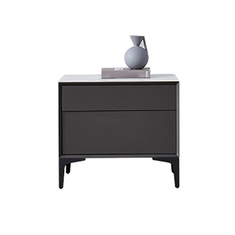 Bedroom Contemporary Stone Storage Chest Vertical Chest with Drawers