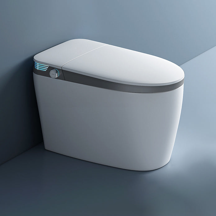 Modern Floor Mounted Urine Toilet White Siphon Jet Toilet Bowl with Toilet Seat