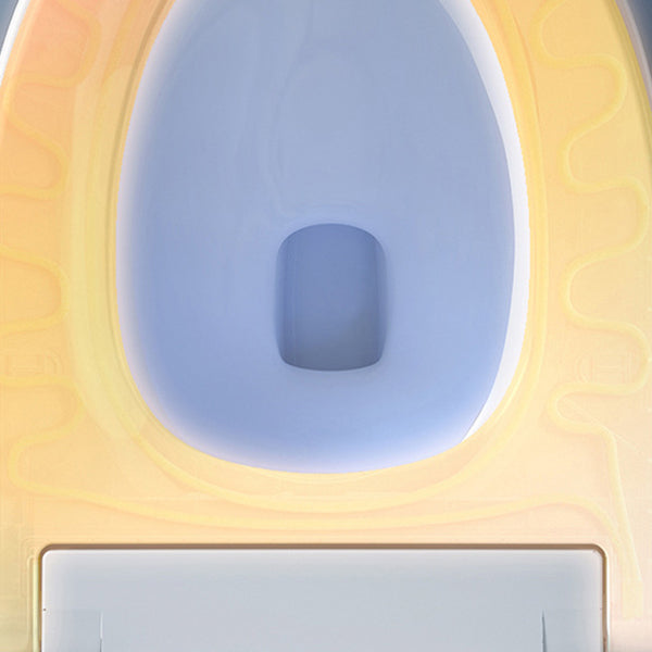 Modern Floor Mounted Urine Toilet White Siphon Jet Toilet Bowl with Toilet Seat
