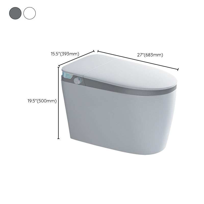 Modern Floor Mounted Urine Toilet White Siphon Jet Toilet Bowl with Toilet Seat