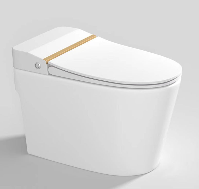 Modern Floor Mounted Urine Toilet Siphon Jet Toilet Bowl with Toilet Seat