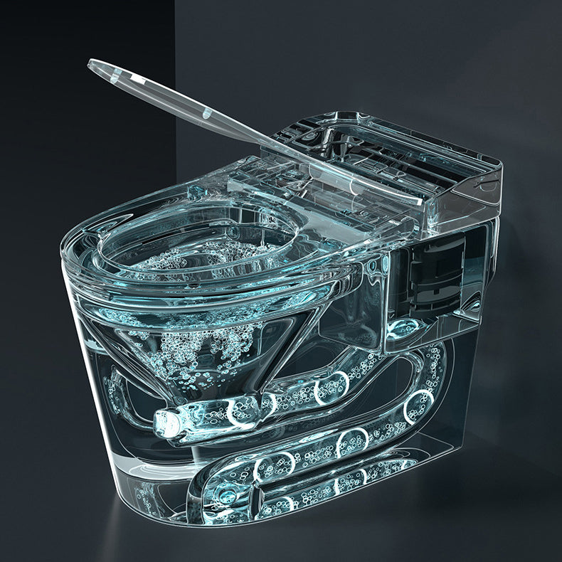 Modern Floor Mounted Urine Toilet Siphon Jet Toilet Bowl with Toilet Seat