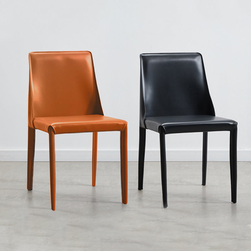 Contemporary Dining Room Chair Faux Leather Dining Chair for Home