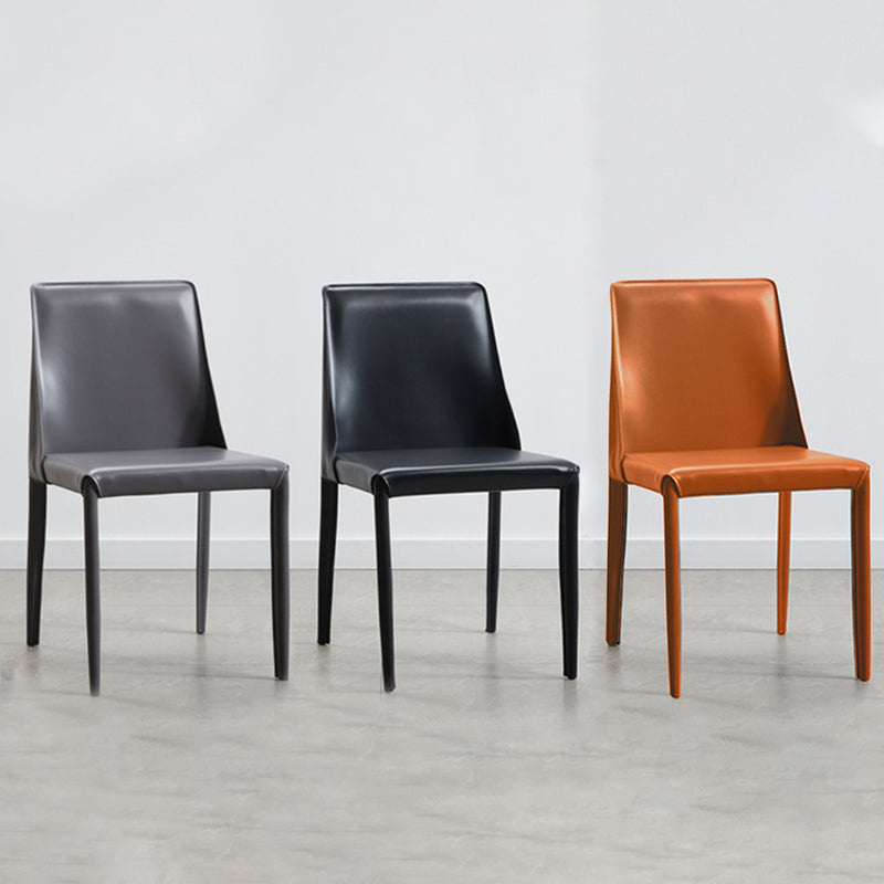 Contemporary Dining Room Chair Faux Leather Dining Chair for Home