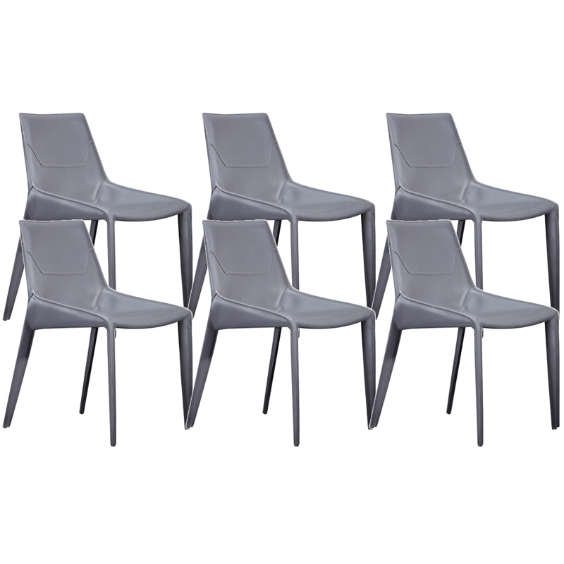 Contemporary Upholstered Dining Chairs Faux Leather Dining Room Chair