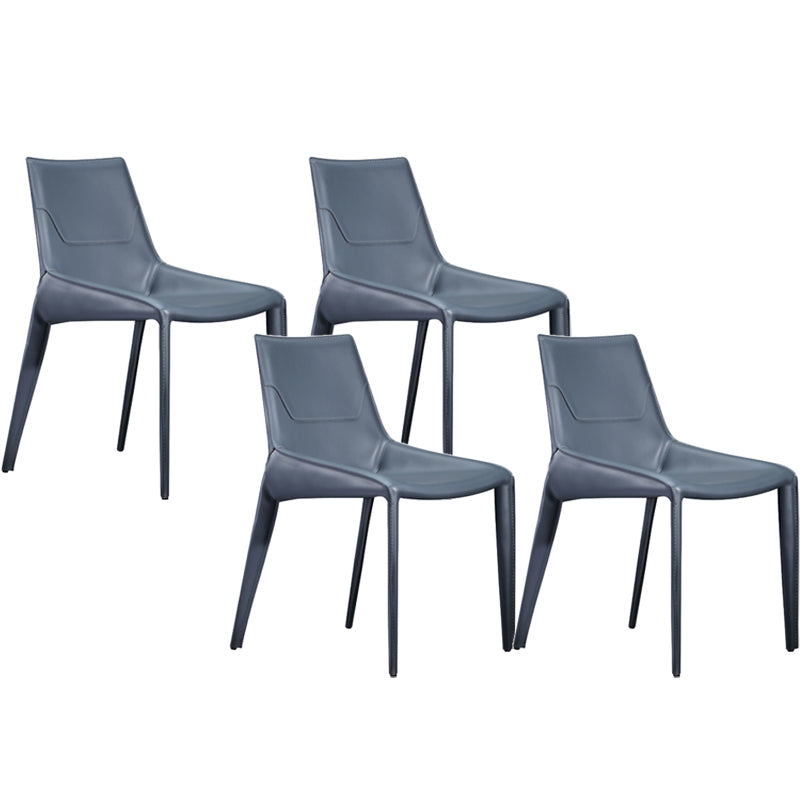 Contemporary Upholstered Dining Chairs Faux Leather Dining Room Chair