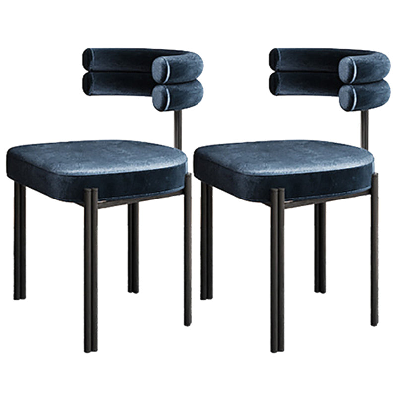 Upholstered Dining Room Chair Modern Open Back Dining Side Chair