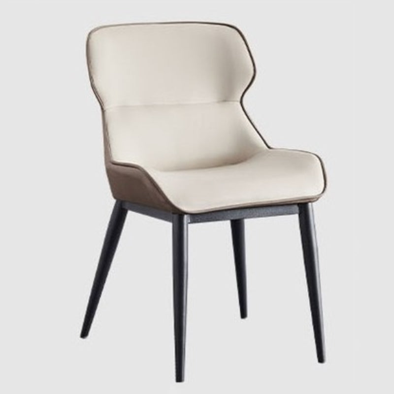 Industrial Dining Accent Chair Upholstered Side Chair for Home