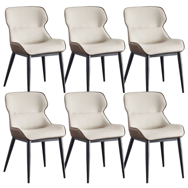 Industrial Dining Accent Chair Upholstered Side Chair for Home