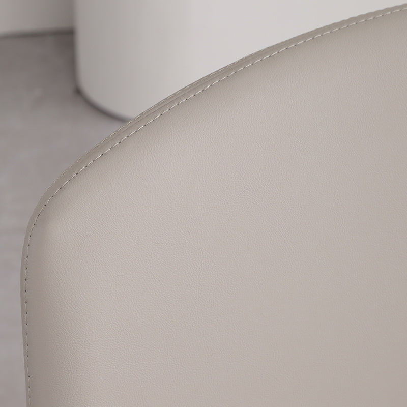 Faux Leather Arm Dining Chairs Modern Home Dining Side Chair
