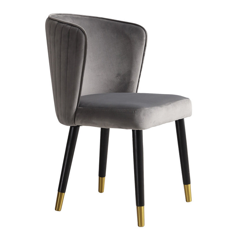 Glam Parsons Armless Dining Chairs Upholstered Dining Side Chair