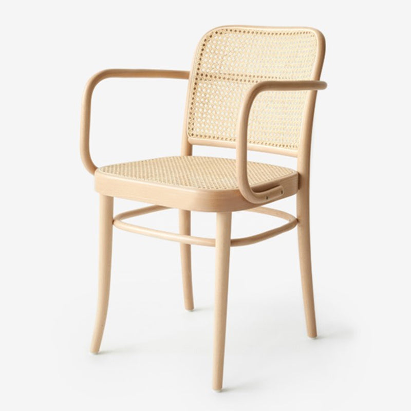 Traditional Dining Chair Solid Wood Cane Back Dining Room Chair