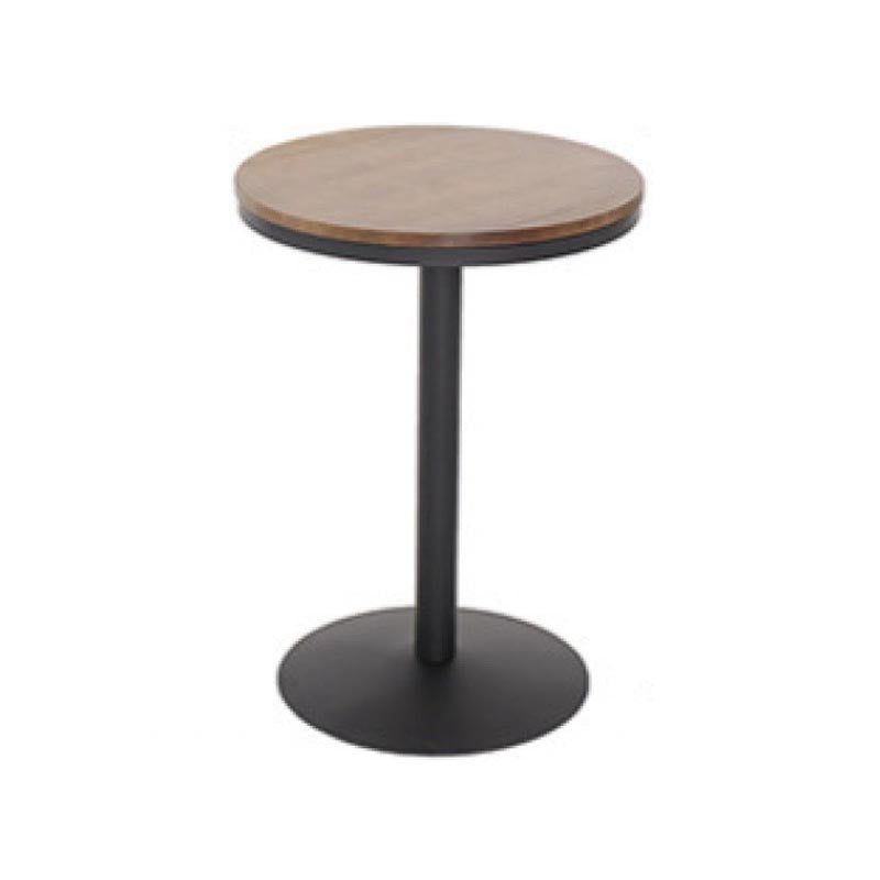 Industrial 1/3/4/5 Pieces Bar Table Set Round Pine Wood Counter Table with Stools for Cafe