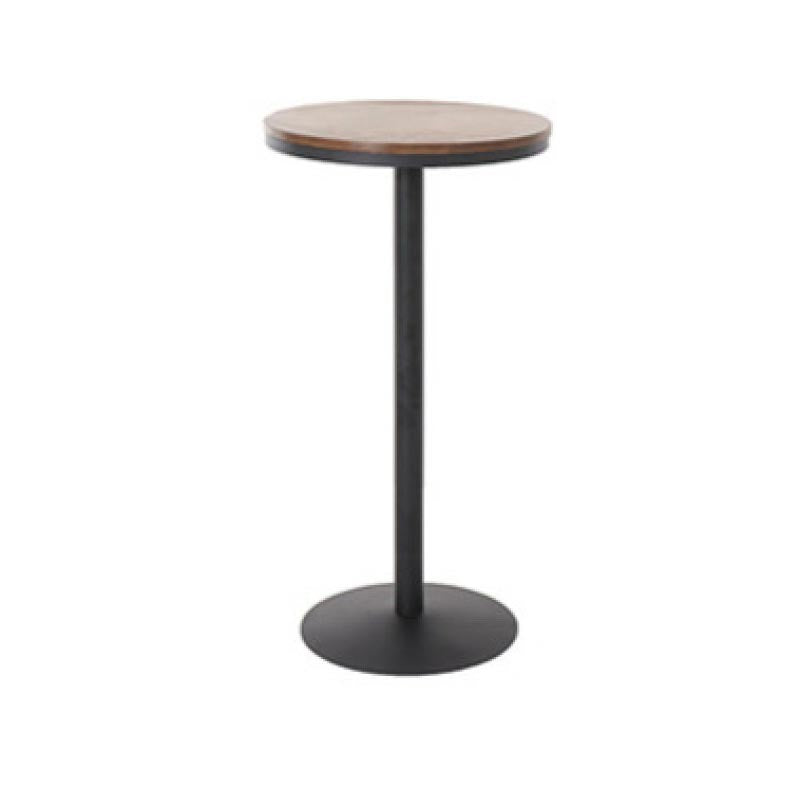 Industrial 1/3/4/5 Pieces Bar Table Set Round Pine Wood Counter Table with Stools for Cafe