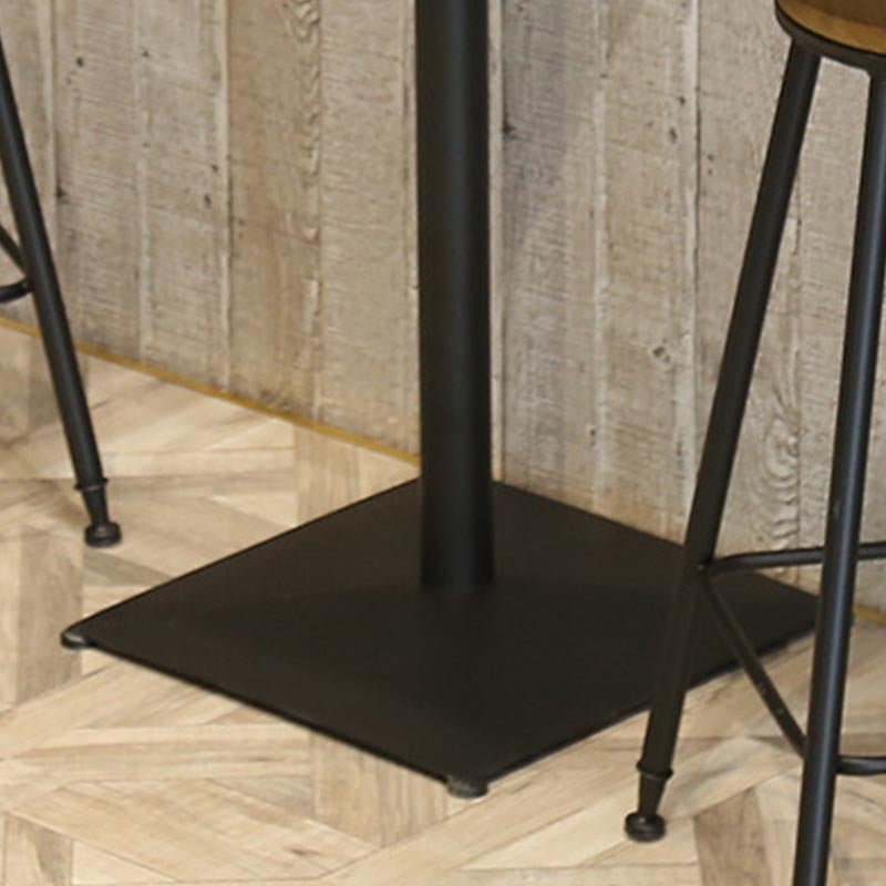 Industrial 1/3/4/5 Pieces Bar Table Set Round Pine Wood Counter Table with Stools for Cafe