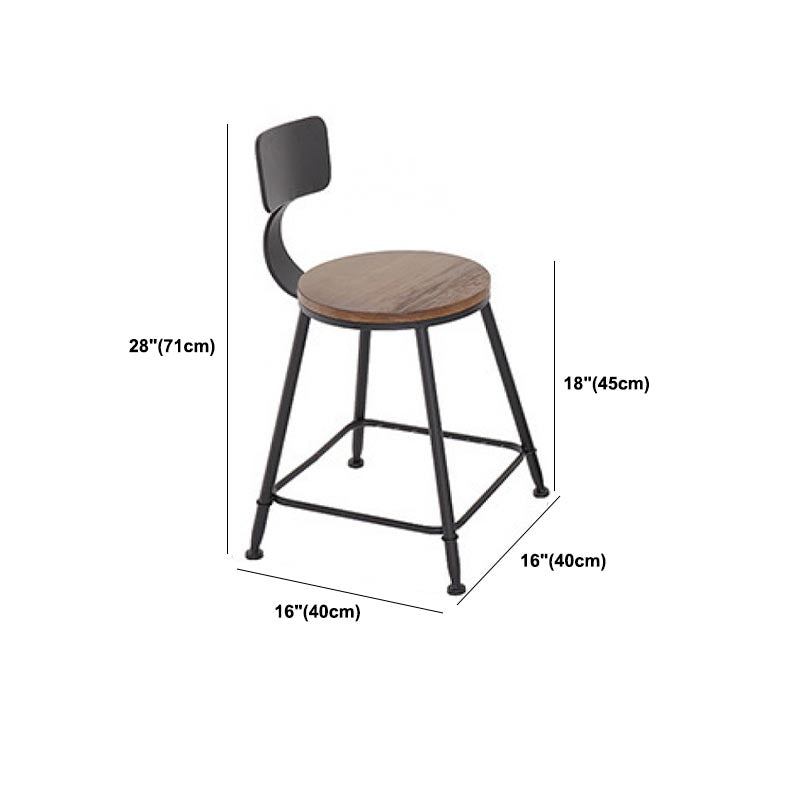 Industrial 1/3/4/5 Pieces Bar Table Set Round Pine Wood Counter Table with Stools for Cafe