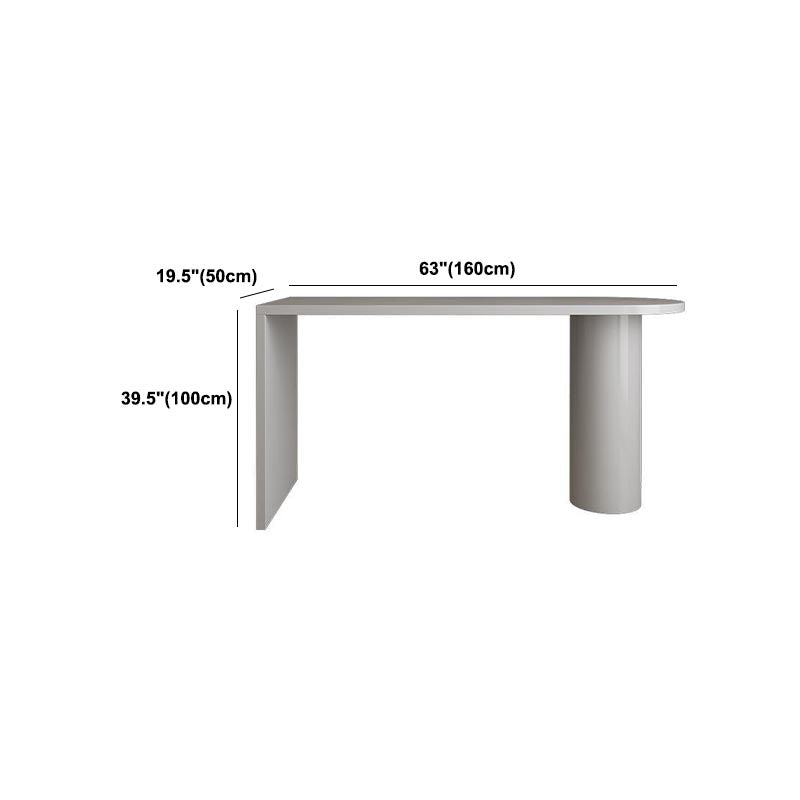 Modern 1/2 Pieces Bar Table Set Pine Wood Counter Table with High Stools for Dining Room