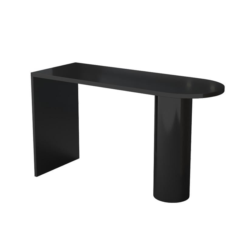 Modern Bar Table Set 1/3 Pieces Pine Wood Counter Table with High Stools for Balcony