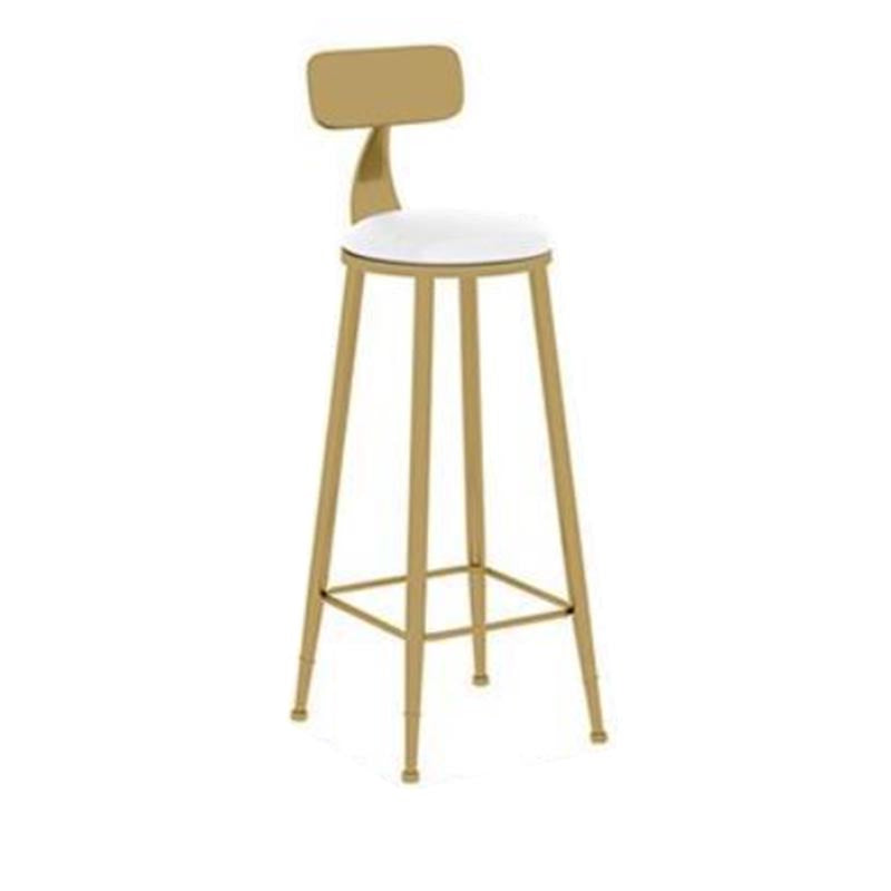 Glam Bar Table Set 1/3/5 Pieces Round Stone Counter Table with High Stools for Dining Room