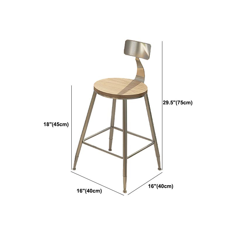 1/2/3/5 Pieces Stools Set Industrial Chrome Metal Pub Table Set for Small Places