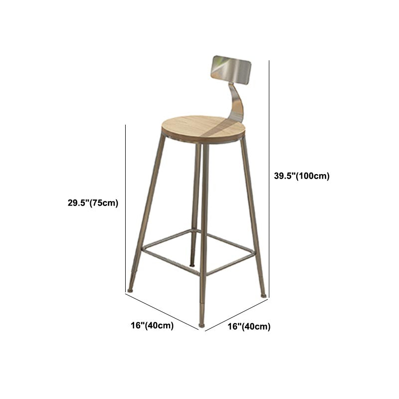 1/2/3/5 Pieces Stools Set Industrial Chrome Metal Pub Table Set for Small Places