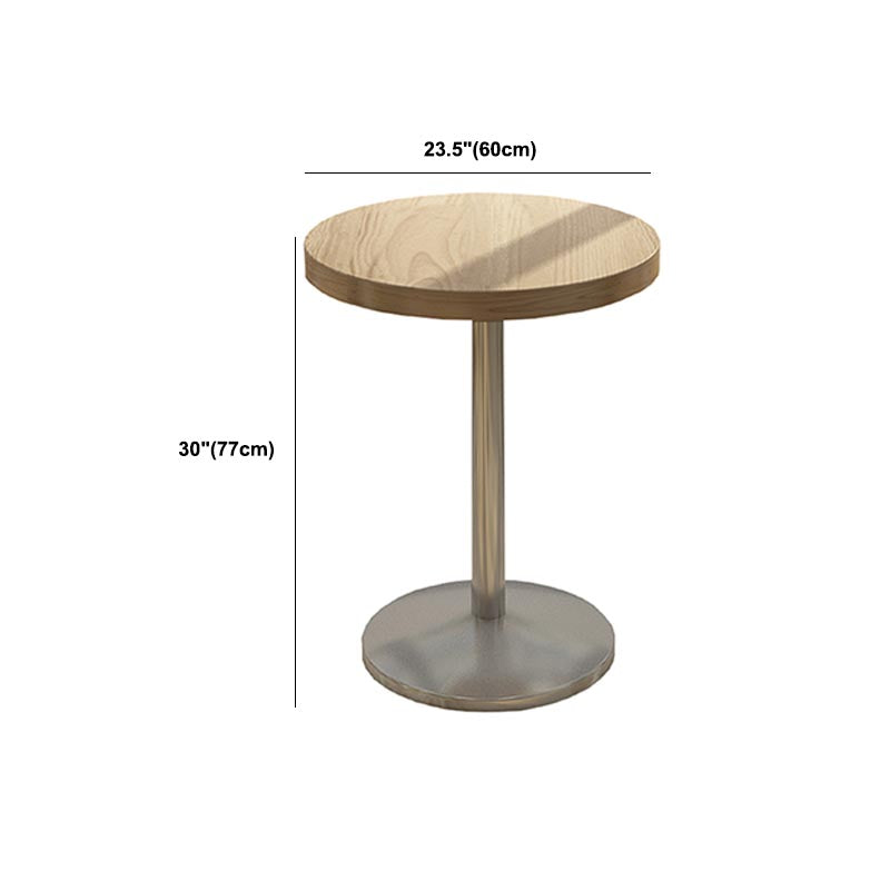 1/2/3/5 Pieces Stools Set Industrial Chrome Metal Pub Table Set for Small Places