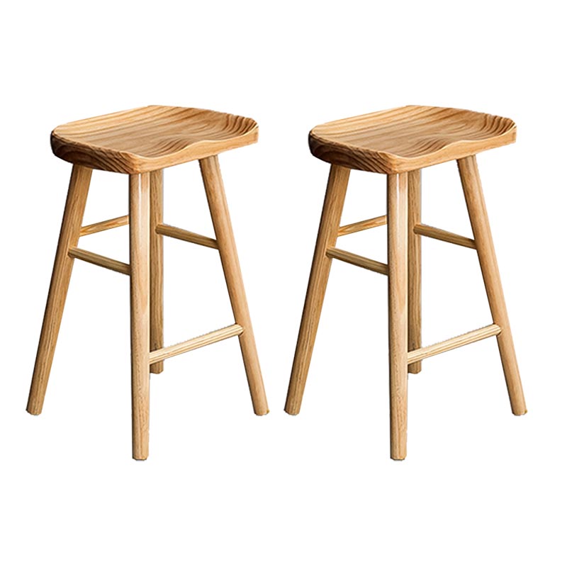 Modern Rectangle Pub Dining Set 1/2/3 Pieces Solid Wood Counter Table