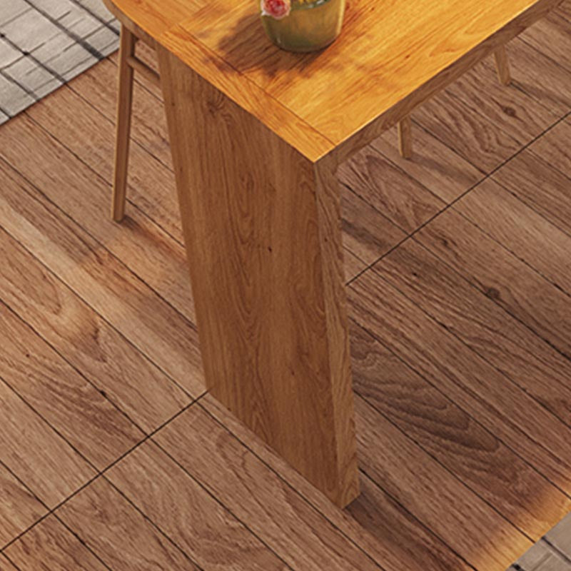 Modern Rectangle Pub Dining Set 1/2/3 Pieces Solid Wood Counter Table