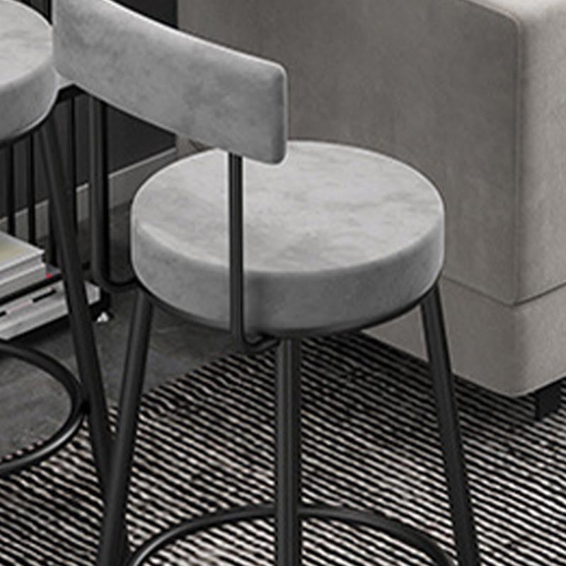 Modern 1/3 Pieces Bar Table Set Stone Counter Table with High Stools for Milk Tea Shop