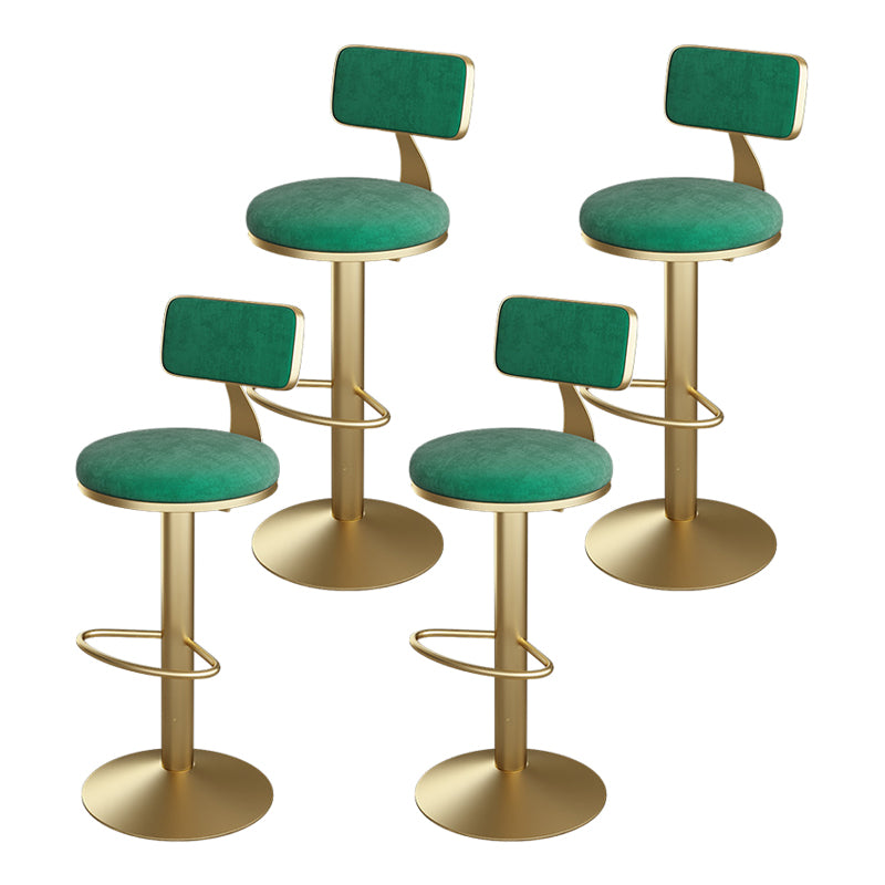 Glam Style Stone Bar Table 1/3/4 Pieces Counter Table with Upholstered Stools