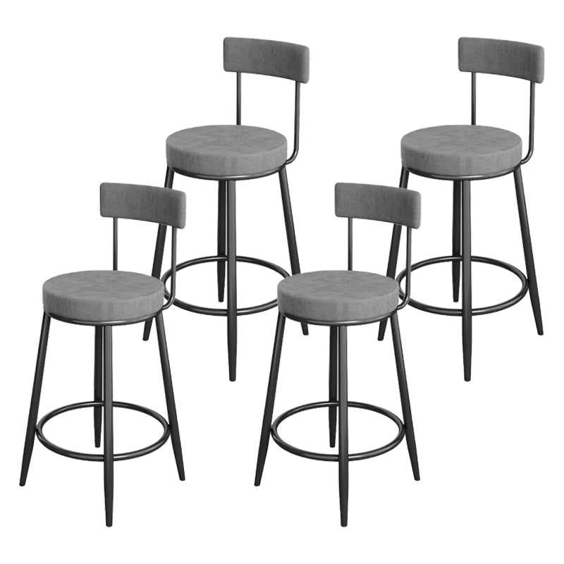 Glam Style Stone Bar Table 1/3/4 Pieces Counter Table with Upholstered Stools