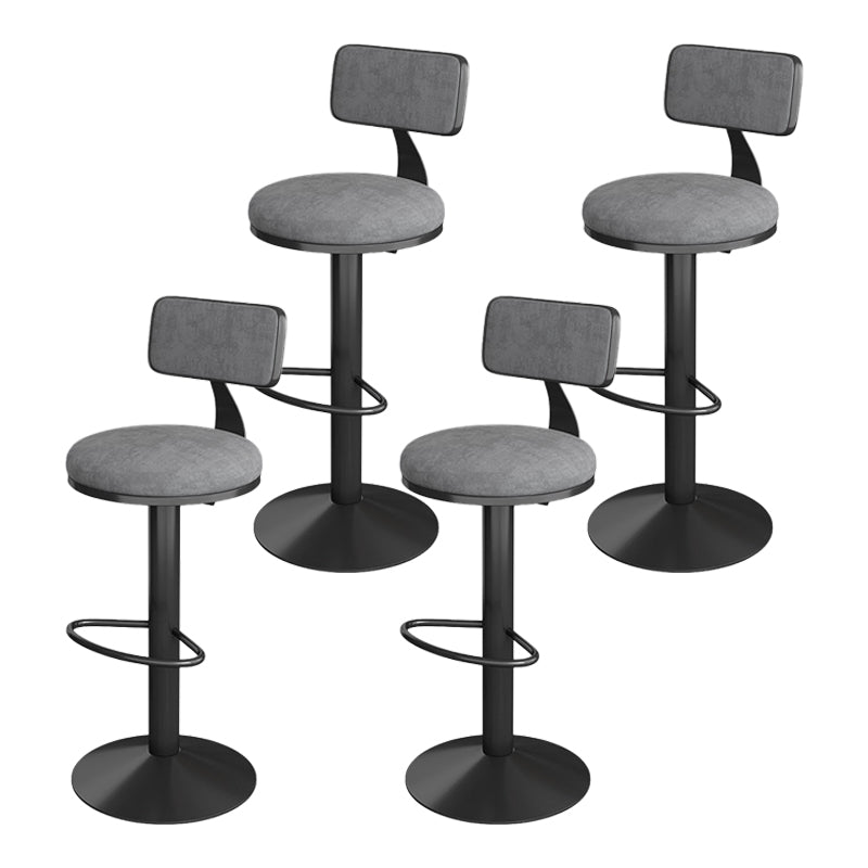 Glam Style Stone Bar Table 1/3/4 Pieces Counter Table with Upholstered Stools