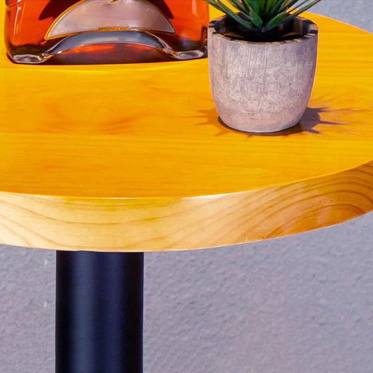 1/2/3 Pieces Industrial Style Round Bar Table Set Solid Wood Bistro Set