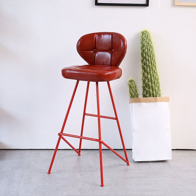 1/4 Pieces Wood Top Bar Table with Upholstered Stools Industrial Rectangle Pub Set