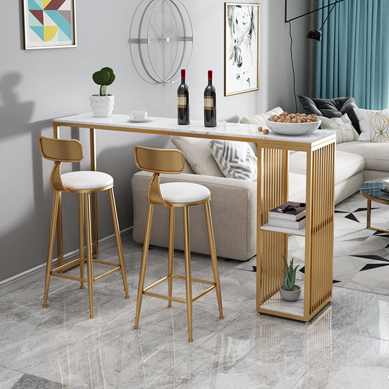 1/2/3 Pieces Bar Table and Stools Industrial Bar Pub Table Set