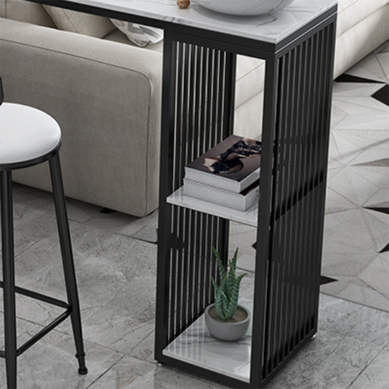 1/2/3 Pieces Bar Table and Stools Industrial Bar Pub Table Set