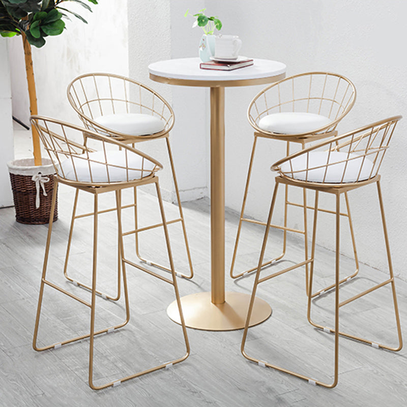 Glam Bar Pub Table Set 1/3/5 Pieces Bar Table and Stools for Dining Room