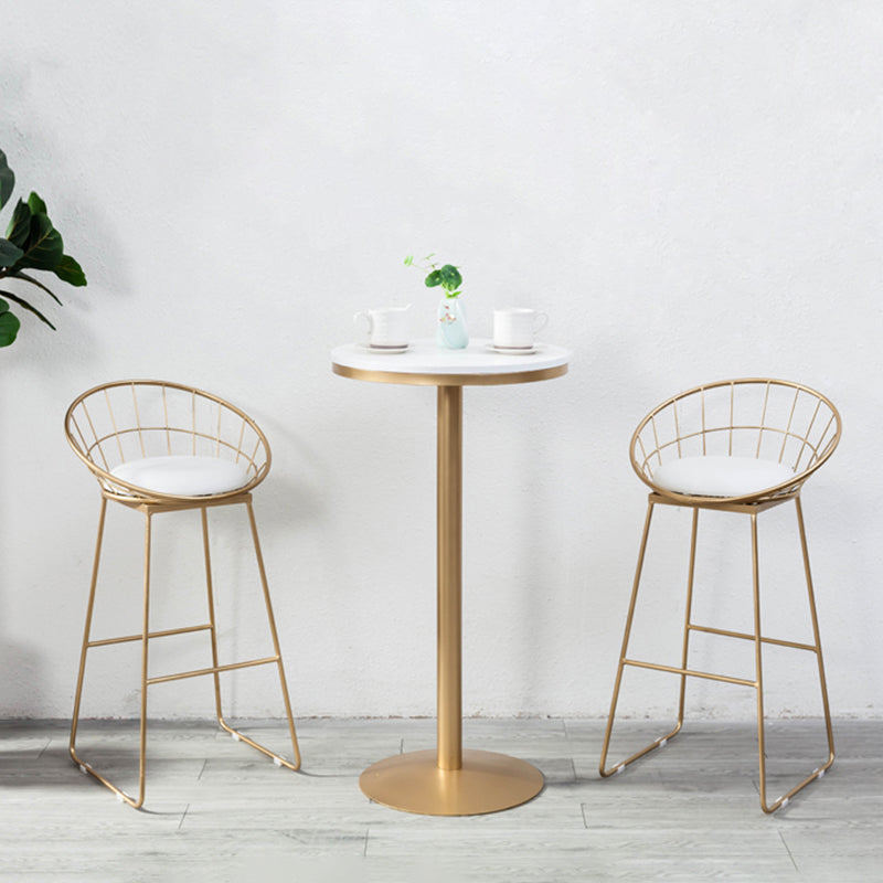 Glam Bar Pub Table Set 1/3/5 Pieces Bar Table and Stools for Dining Room