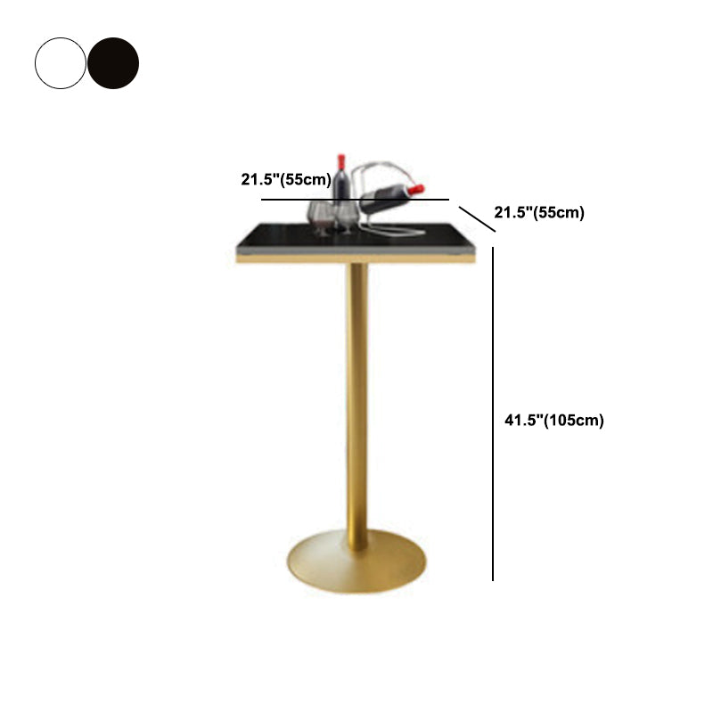Glam Bar Pub Table Set 1/3/5 Pieces Bar Table and Stools for Dining Room