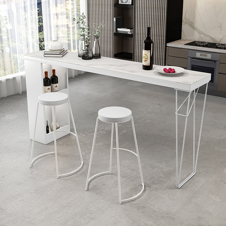 Industrial Rectangular Bar Pub Table Set 1/2/3 Pieces Bar Table and Stools